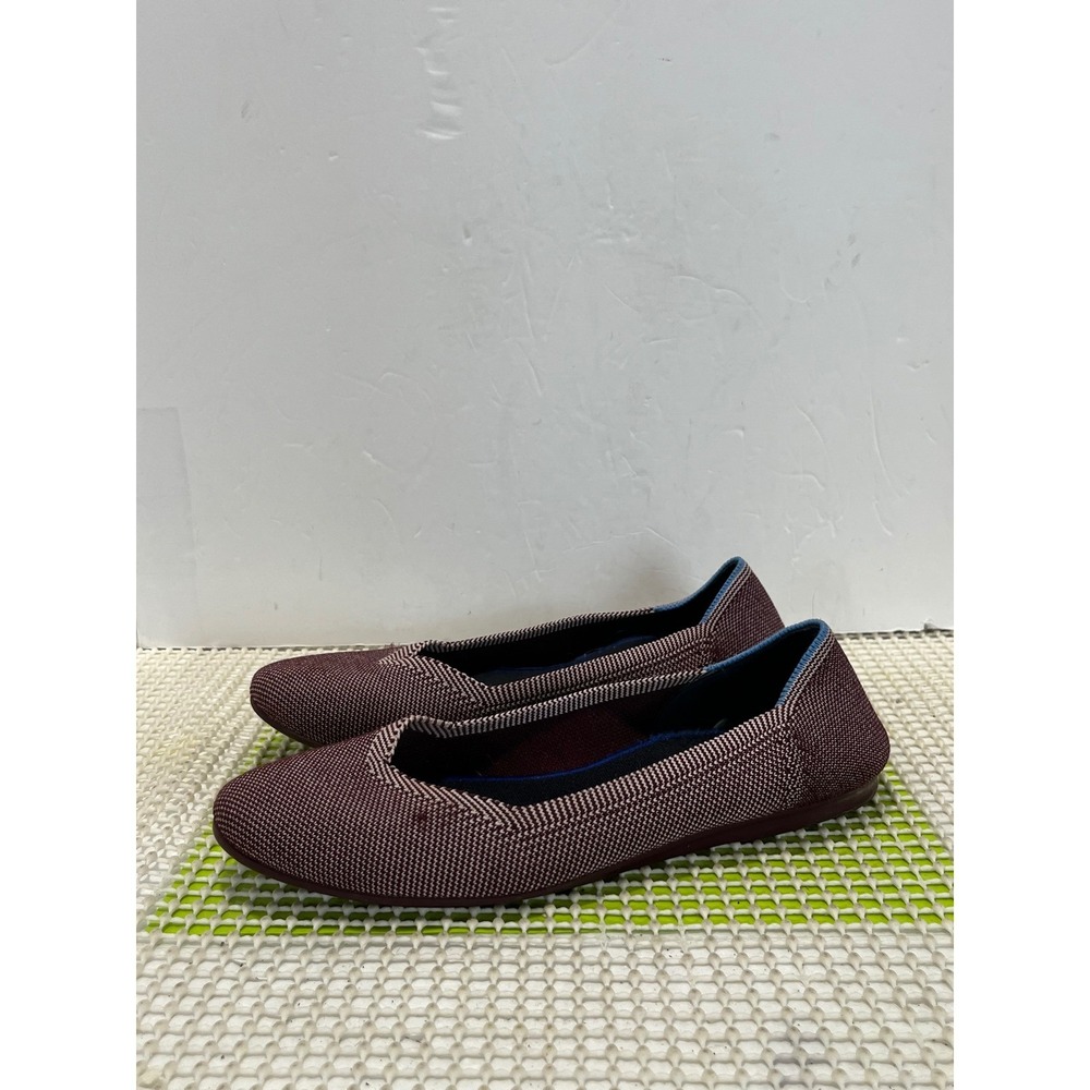Rothy's The Flat Round Toe Slip-on Ballet Flats Women's 9 Purple